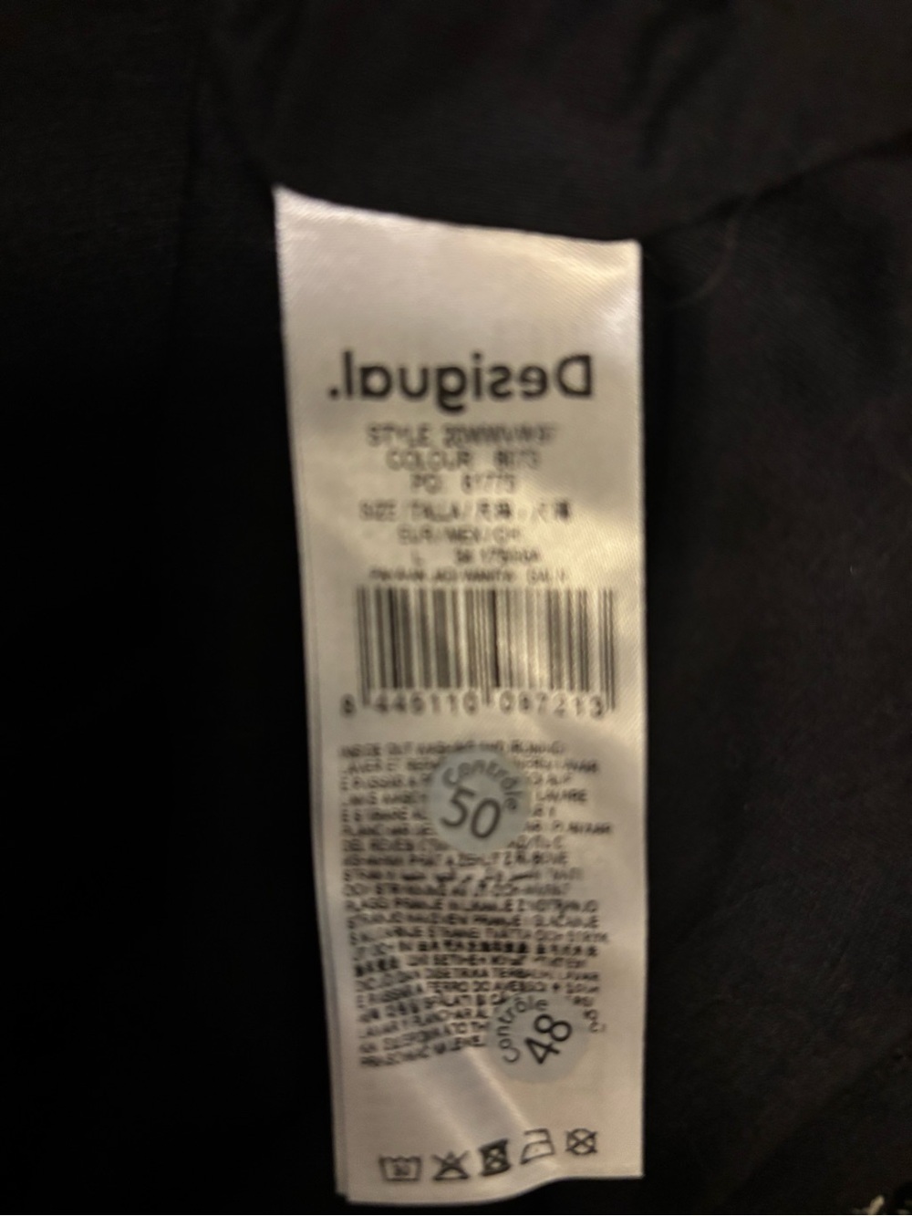 Desigual Mixed Print Midi Dress in Rust, Green and Mustard - Picture 10 of 11